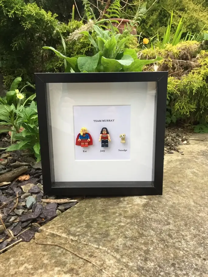 Lesbian Couple Superhero Frame -Best Lesbian Wedding Gifts