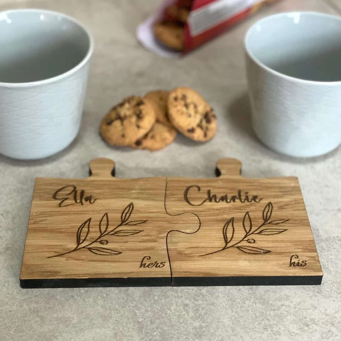 Mrs & Mrs Coaster Set -Best Lesbian Wedding Gifts