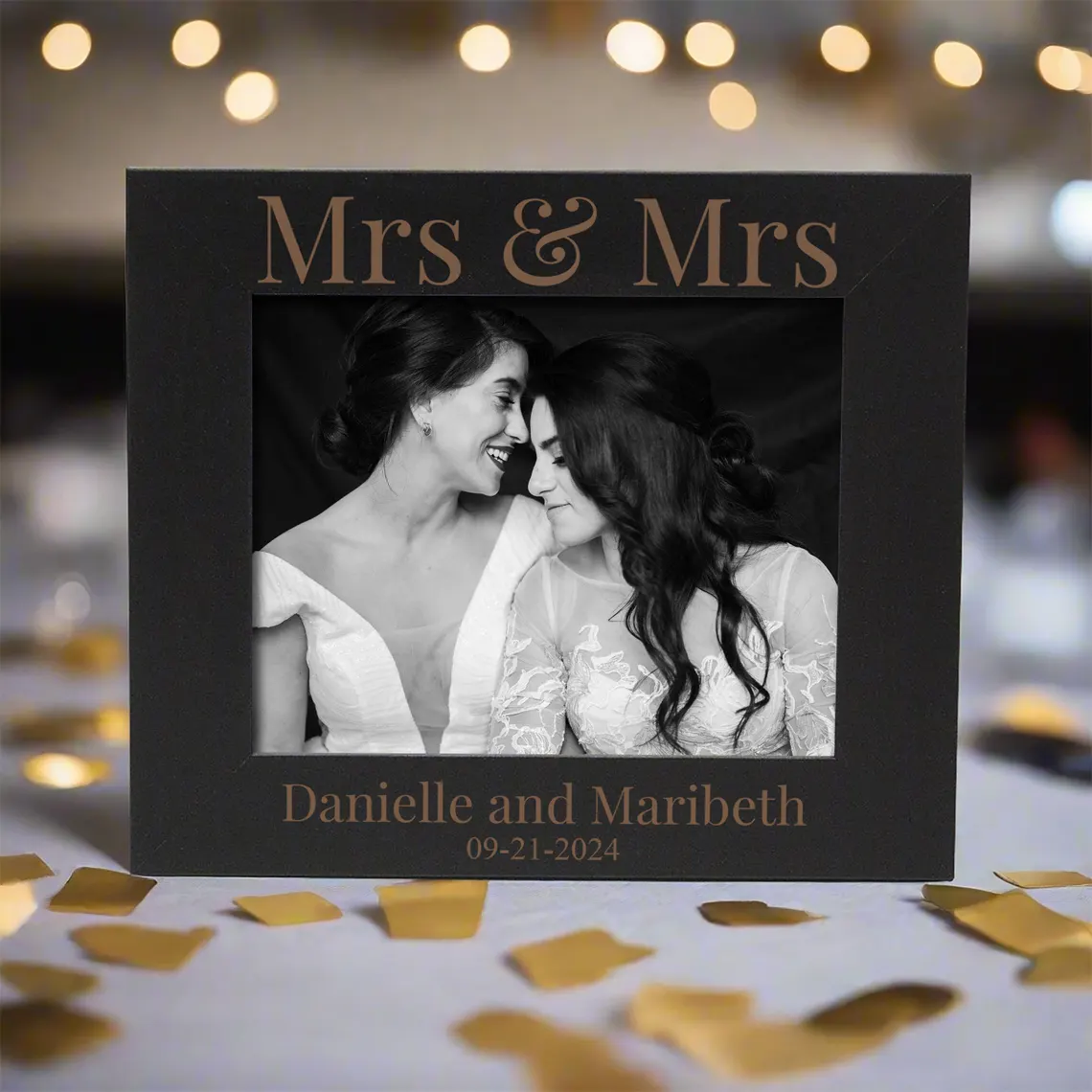 Personalized Wedding Picture Frame -Best Lesbian Wedding Gifts