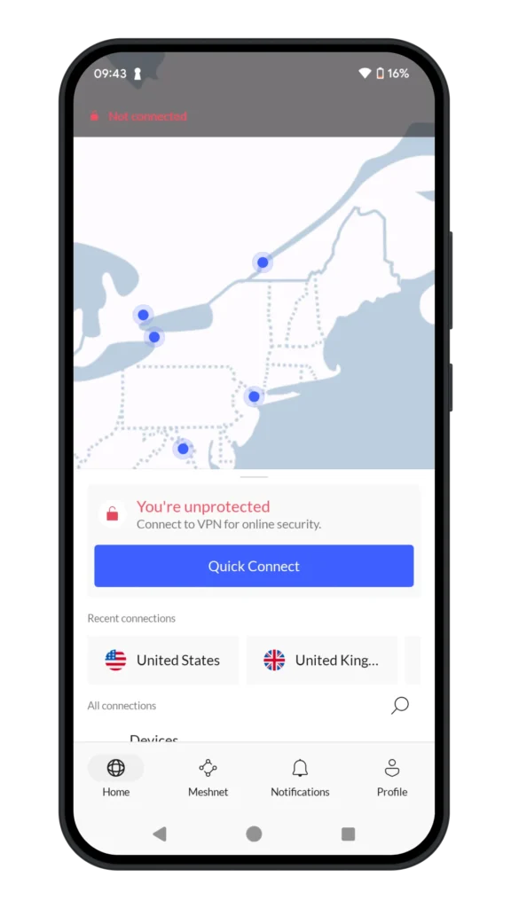 How to Watch Lesbian Movies & GL Series Anywhere (With VPN Tips for 2025) 3 android-not-connected-us